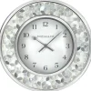 White Arabesque Mosaic Frame Wall Clock-Kirkland's Home Clearance