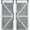 White Barn Door Galvanized Wall Plaques, Set Of 2-Kirkland's Home Shop