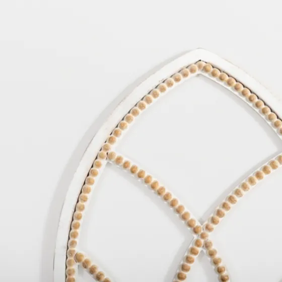 White Beaded Wood Arched Wall Plaque-Kirkland's Home Hot