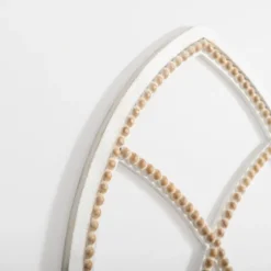 White Beaded Wood Arched Wall Plaque-Kirkland's Home Hot