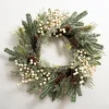 White Berry Pinecone Spiral Wreath-Kirkland's Home Clearance
