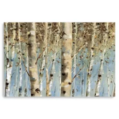 White Birch Forest Canvas Art Print, 60X40 In.-Kirkland's Home Fashion