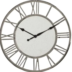 White Cambrie Ceramic Wall Clock-Kirkland's Home Shop