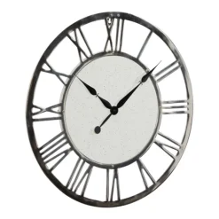 White Cambrie Ceramic Wall Clock-Kirkland's Home Shop