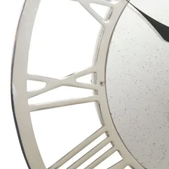 White Cambrie Ceramic Wall Clock-Kirkland's Home Shop