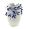 White Ceramic Coastal Vase, 12 In.-Kirkland's Home Cheap