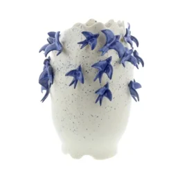 White Ceramic Coastal Vase, 12 In.-Kirkland's Home Cheap