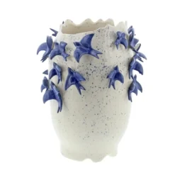 White Ceramic Coastal Vase, 12 In.-Kirkland's Home Cheap