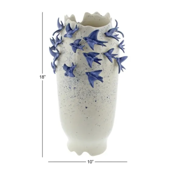 White Ceramic Coastal Vase, 18 In.-Kirkland's Home Best Sale