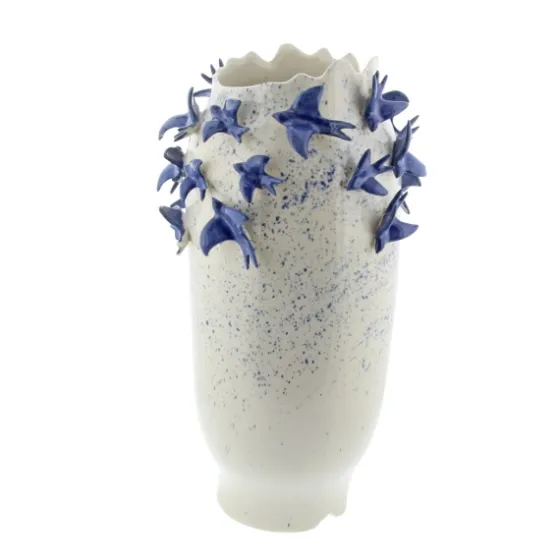 White Ceramic Coastal Vase, 18 In.-Kirkland's Home Best Sale