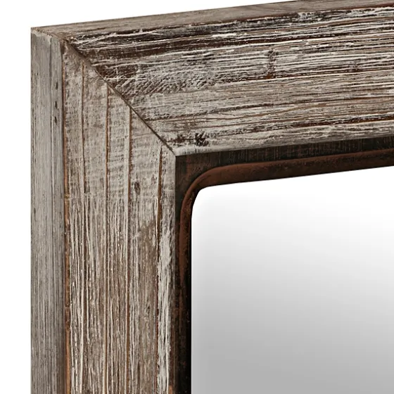 White Distressed Panel Wall Mirror-Kirkland's Home Clearance