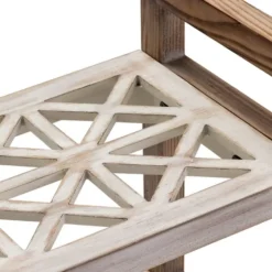 White Distressed Wood Bookshelf-Kirkland's Home Flash Sale