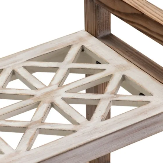 White Distressed Wood Bookshelf-Kirkland's Home Flash Sale