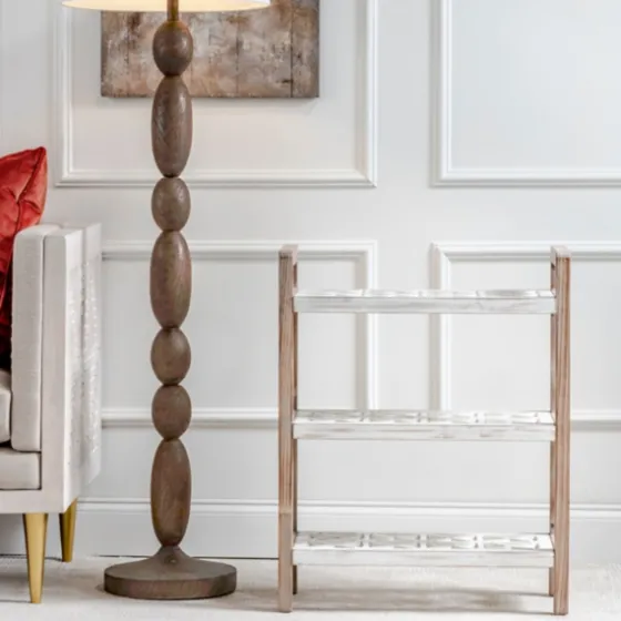 White Distressed Wood Bookshelf-Kirkland's Home Flash Sale