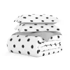 White Dotted Reversible 2-Pc. Twin Duvet Cover Set-Kirkland's Home Clearance