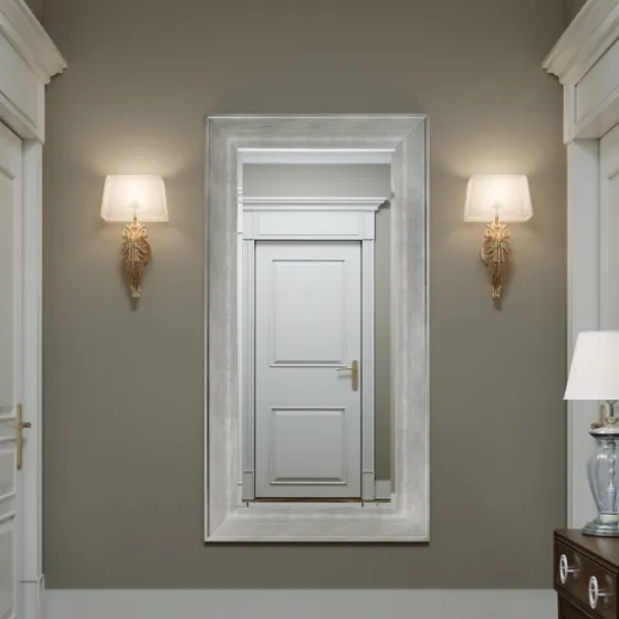 White Driftwood Framed Leaner Mirror-Kirkland's Home Shop