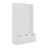 White Ellison Hall Tree With Storage Bench-Kirkland's Home Outlet
