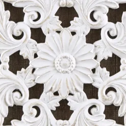 White Embellished Trinity Wall Plaques, Set Of 3-Kirkland's Home Cheap
