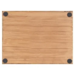 White Enameled Rectangle Mango Wood Tray-Kirkland's Home Sale