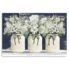 White Floral Trio Giclee Canvas Art Print-Kirkland's Home Hot