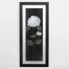 White Flower On Black I Framed Art Print-Kirkland's Home Shop