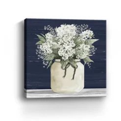 White Flowers Ii Giclee Canvas Print, 40X40 In.-Kirkland's Home Online