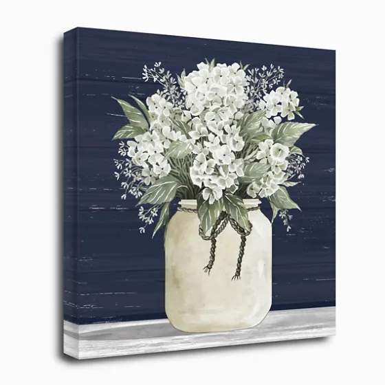 White Flowers Ii Giclee Canvas Print, 30X30 In.-Kirkland's Home Cheap