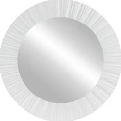White Fluted Contemporary Wall Mirror-Kirkland's Home Hot