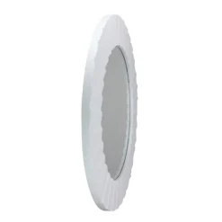 White Fluted Contemporary Wall Mirror-Kirkland's Home Hot