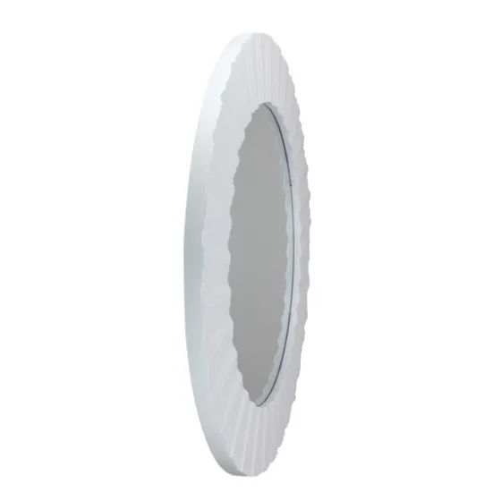 White Fluted Contemporary Wall Mirror-Kirkland's Home Hot