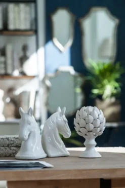 White Horsehead 2-Pc. Bookends-Kirkland's Home Best Sale