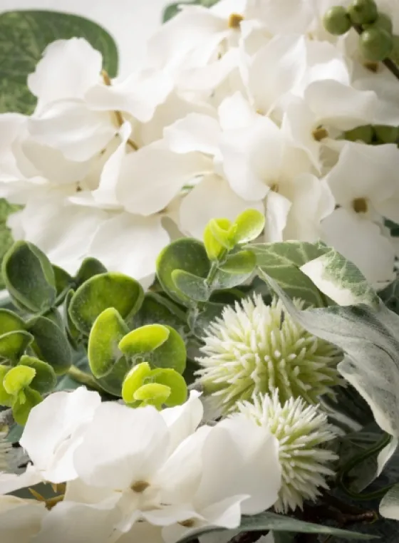 White Hydrangea Garland-Kirkland's Home Shop