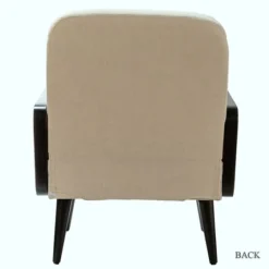 White Linen And Rattan Accent Chair-Kirkland's Home Best Sale