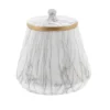 White Marble Oval Jar-Kirkland's Home New