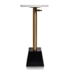 White Marble Top Tapered Base Accent Table, 10 In.-Kirkland's Home Cheap