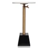 White Marble Top Tapered Base Accent Table, 12 In.-Kirkland's Home Best Sale