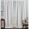 White Marl Blackout 2-Pc. Curtain Panels, 96 In.-Kirkland's Home Best Sale