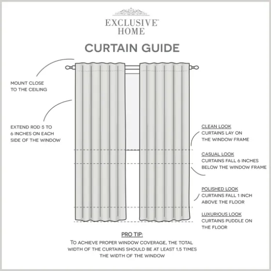White Marl Blackout 2-Pc. Curtain Panels, 96 In.-Kirkland's Home Best Sale
