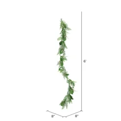 White Mini Flowers Garland-Kirkland's Home New
