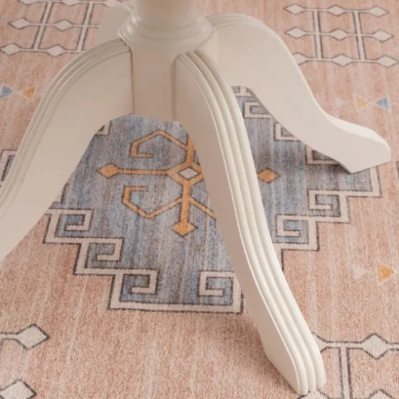White Natural Top Pedestal Dining Table-Kirkland's Home Online