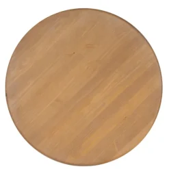 White Natural Top Pedestal Dining Table-Kirkland's Home Online