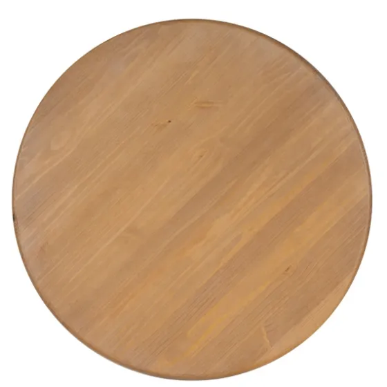 White Natural Top Pedestal Dining Table-Kirkland's Home Online