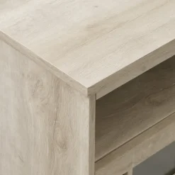 White Oak Glass Door Tv Stand, 58 In.-Kirkland's Home Store