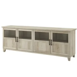 White Oak Glass Paneled Door Tv Stand-Kirkland's Home Cheap
