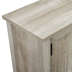 White Oak Grooved Door Tv Stand-Kirkland's Home Best Sale