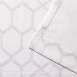 White Paton Curtain Panel Set, 108 In.-Kirkland's Home Store