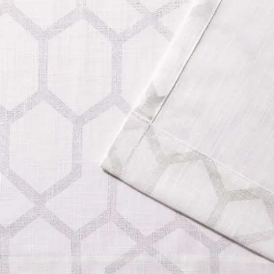 White Paton Curtain Panel Set, 108 In.-Kirkland's Home Store