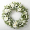 White Peony And Greenery Wreath-Kirkland's Home Best Sale