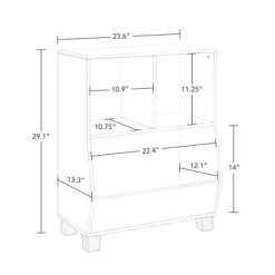 White Pine Catch-All Toy Organizer With Cubbies-Kirkland's Home Best Sale