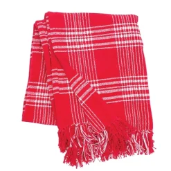 White Plaid Christmas Throw Blanket-Kirkland's Home Fashion